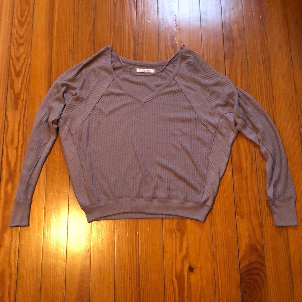 We The Free Santa Clara Waffle Knit Long Sleeve